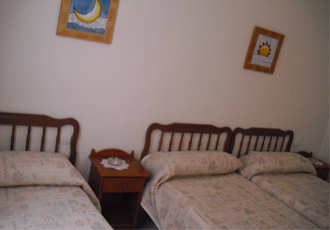 Habitación triple Pension Pardo Habitación triple Pensión Pardo